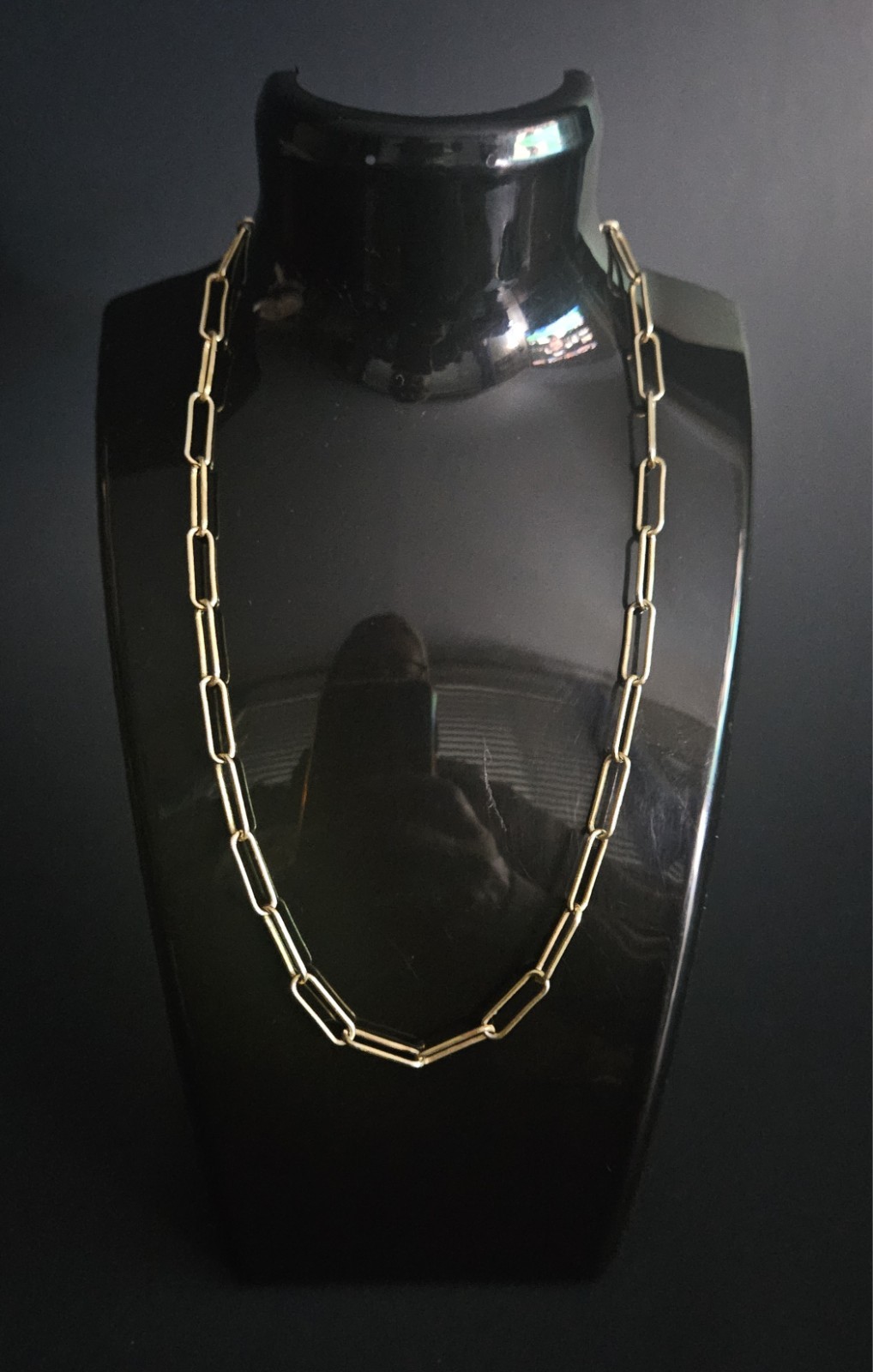 Madewell 16″ Paperclip Chain Necklace 3″ Extender Gold Plated