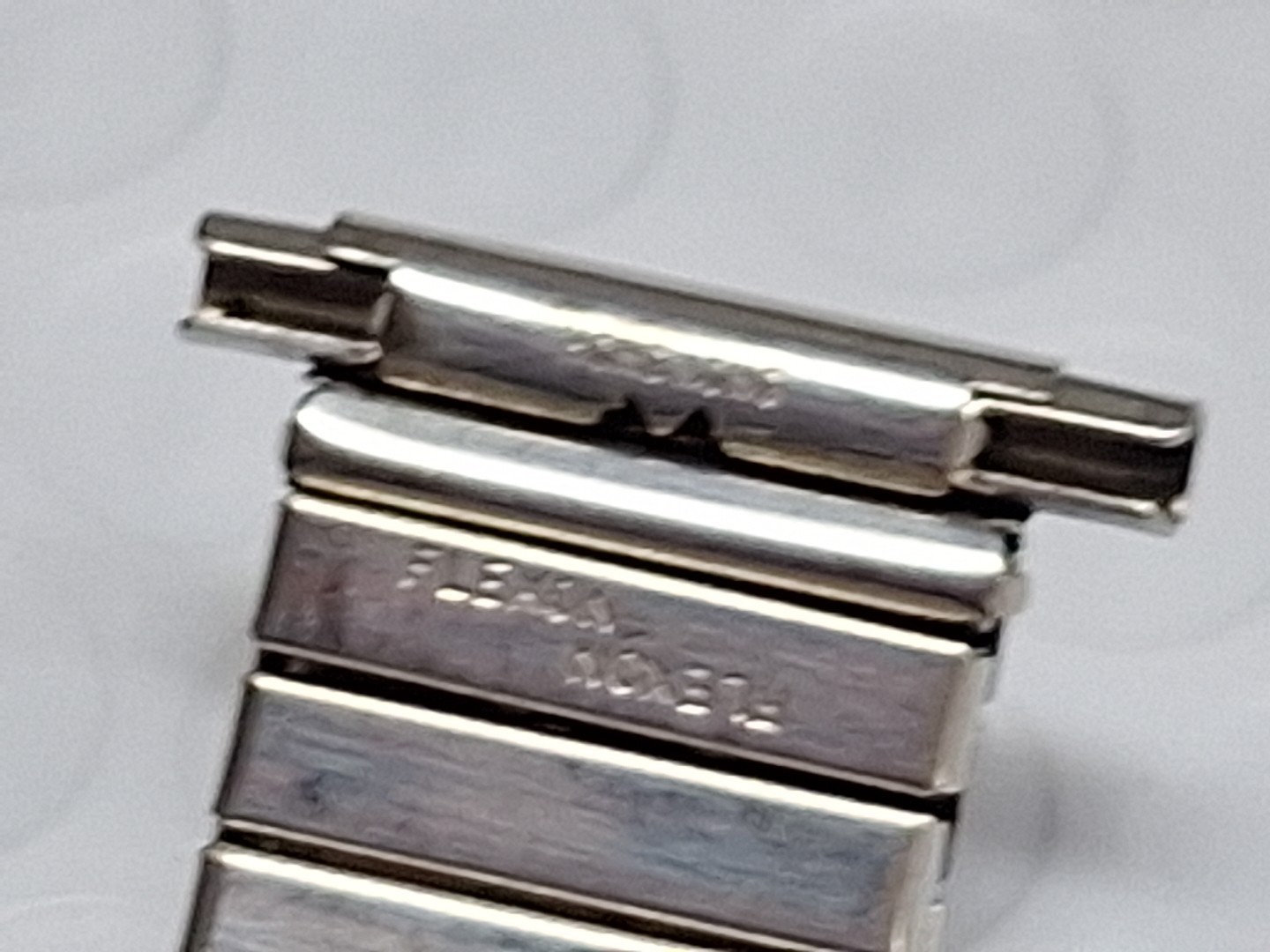 FLEXON Stainless Steel Watch Band Expansion Bracelet 16mm-21.5mm Adjustable End