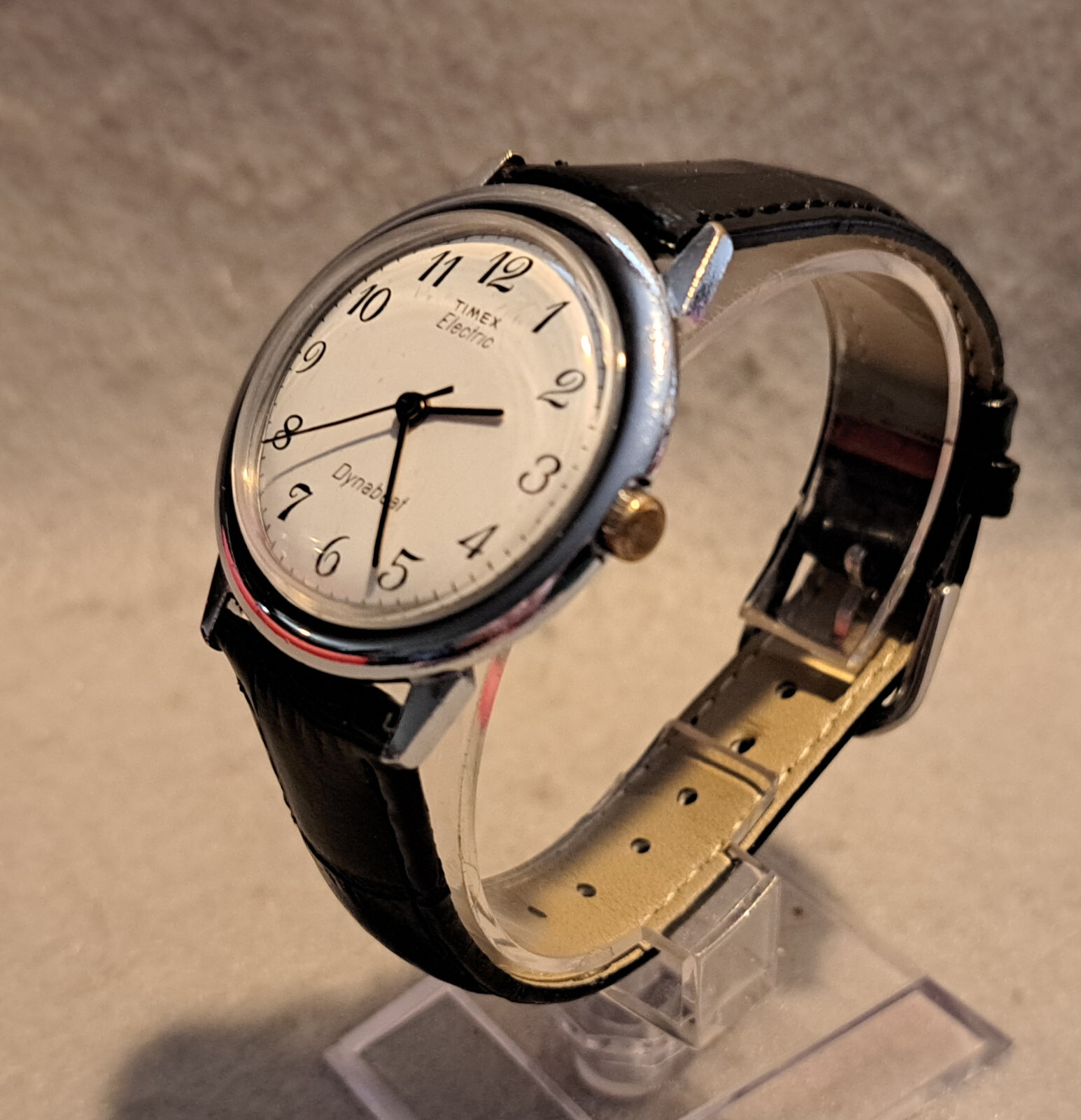 A Very Nice Vintage 1976 Timex Dynabeat Mens watch 77152-25376