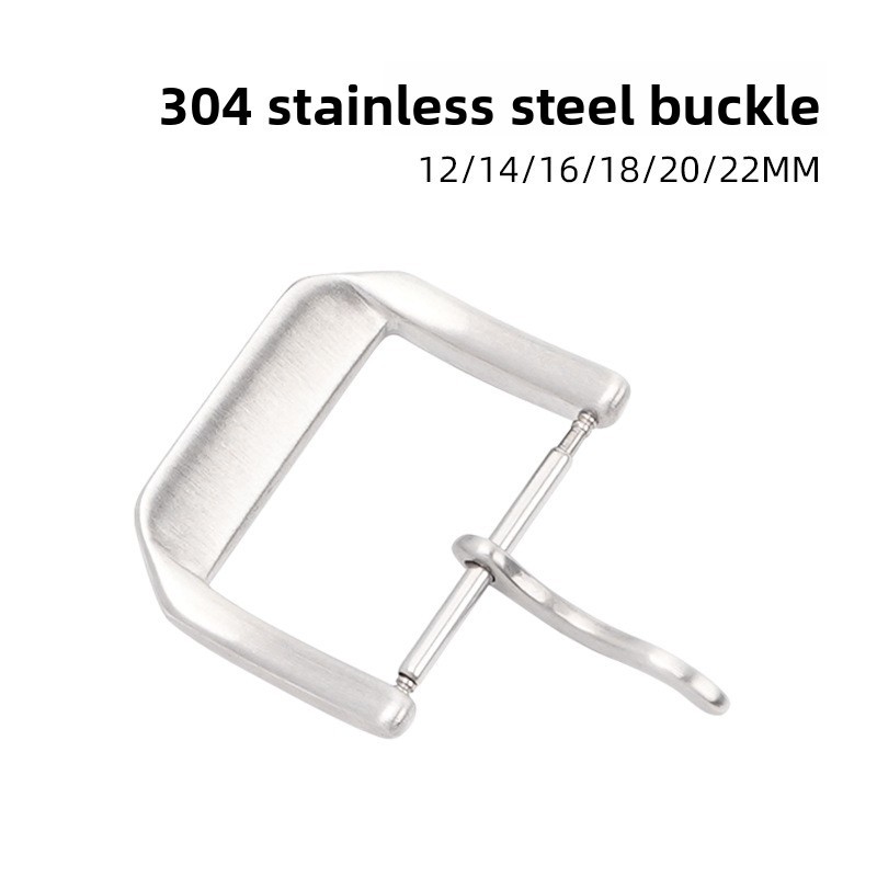 Stainless Steel Pin Buckle Leather Strap Watch Buckle 12 14 16 18 20 22 for IWC