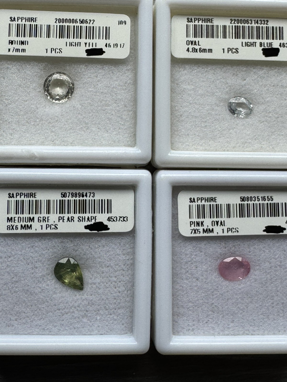 ALL SAPPHIRES: PRECIOUS GEMSTONE INVESTMENT LOT #30: 4 GEMS, 4.31 TCW.