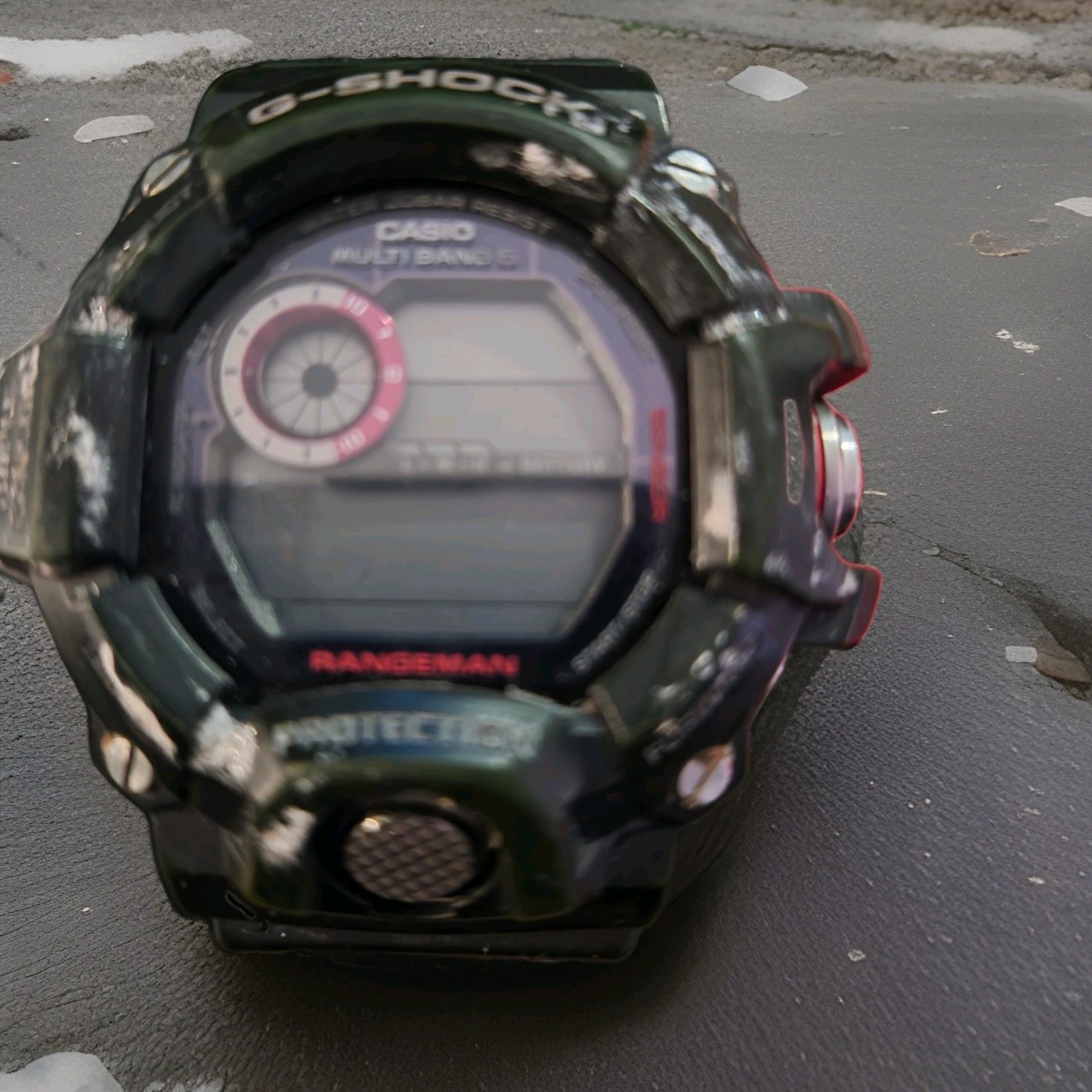 Casio GW9400-1 G-Shock Rangeman Black Red Digital Dial Resin Band Men Watch NEW