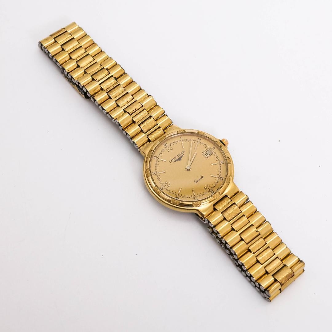 Longines Conquest Quartz Wristwatch Mens 3358 wrist 18.3cm/7.2in NB/NA