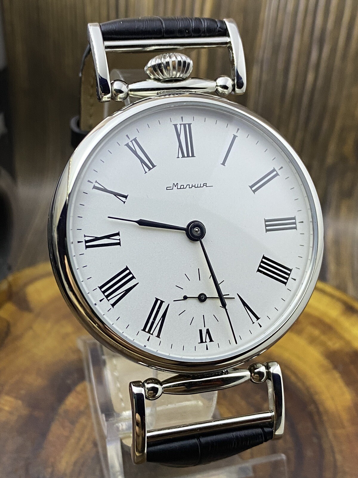 Vintage Watch USSR MARRIAGE Rare Classic Dress Men’s mechanism MOLNIJA 3602