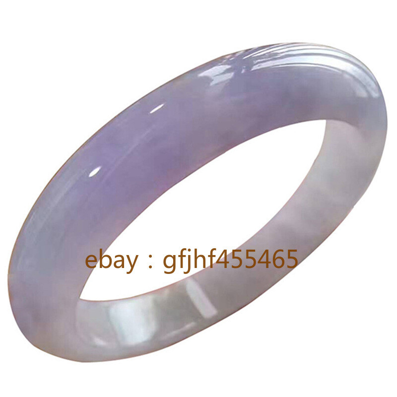 glutinous purple jade bracelet, light green floating flower, violet
