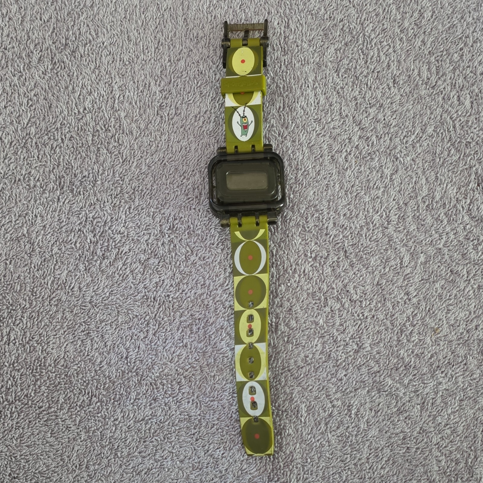 Nickelodeon Plankton Unisex Kids Quartz Analog Rectangle Watch 35mm Green