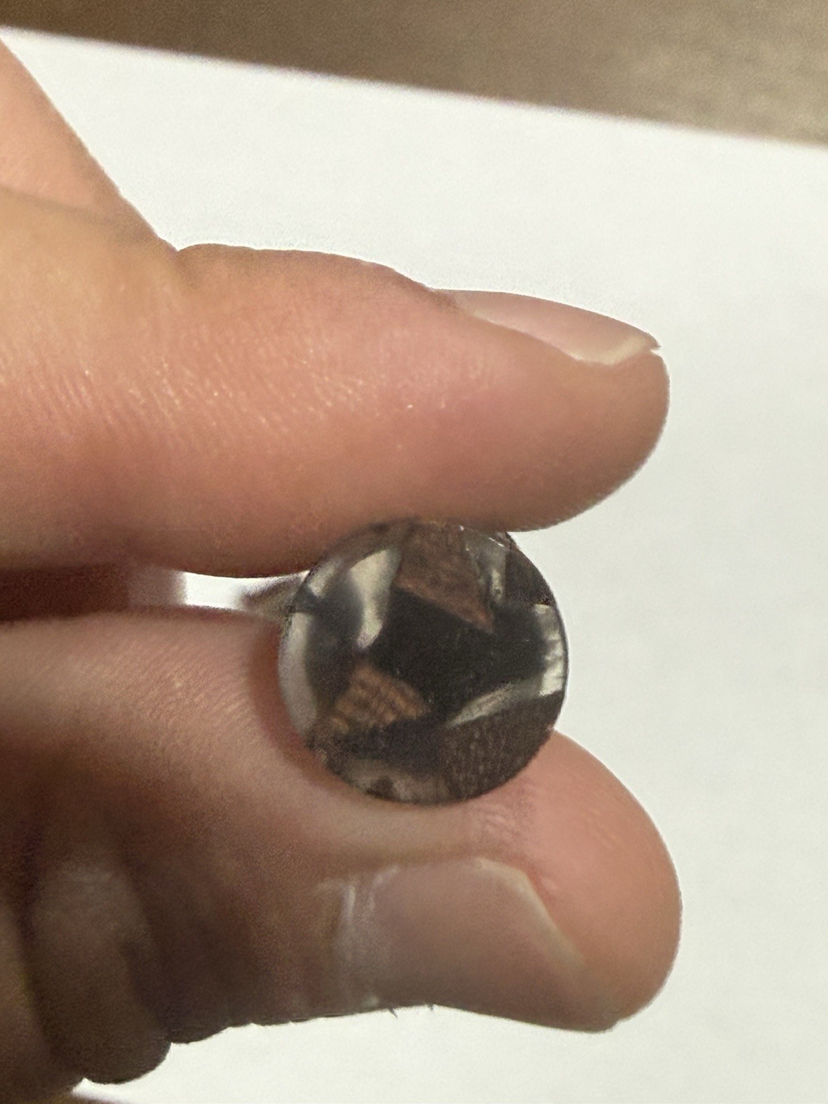 00G 10mm Handcrafted Resin & Wood Ear Plugs Pair Symbiote Style