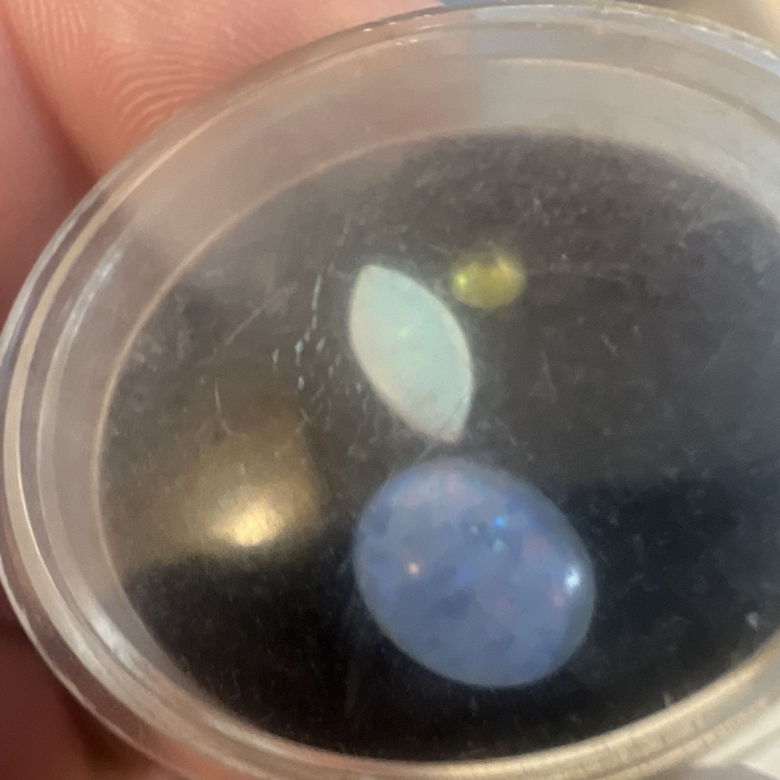 12 Assorted Cut Loose Gemstones Lot, Green Purple Blue Clear, Oval/Round