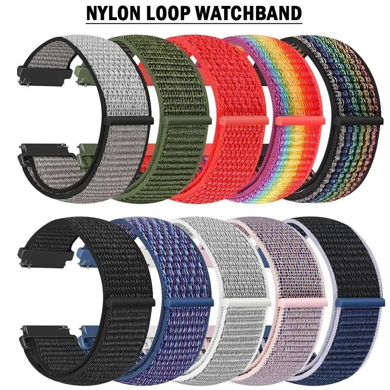 WOCCI Nylon strap Watch Band 18mm 20mm 22mm Watchband for Men Quick Release