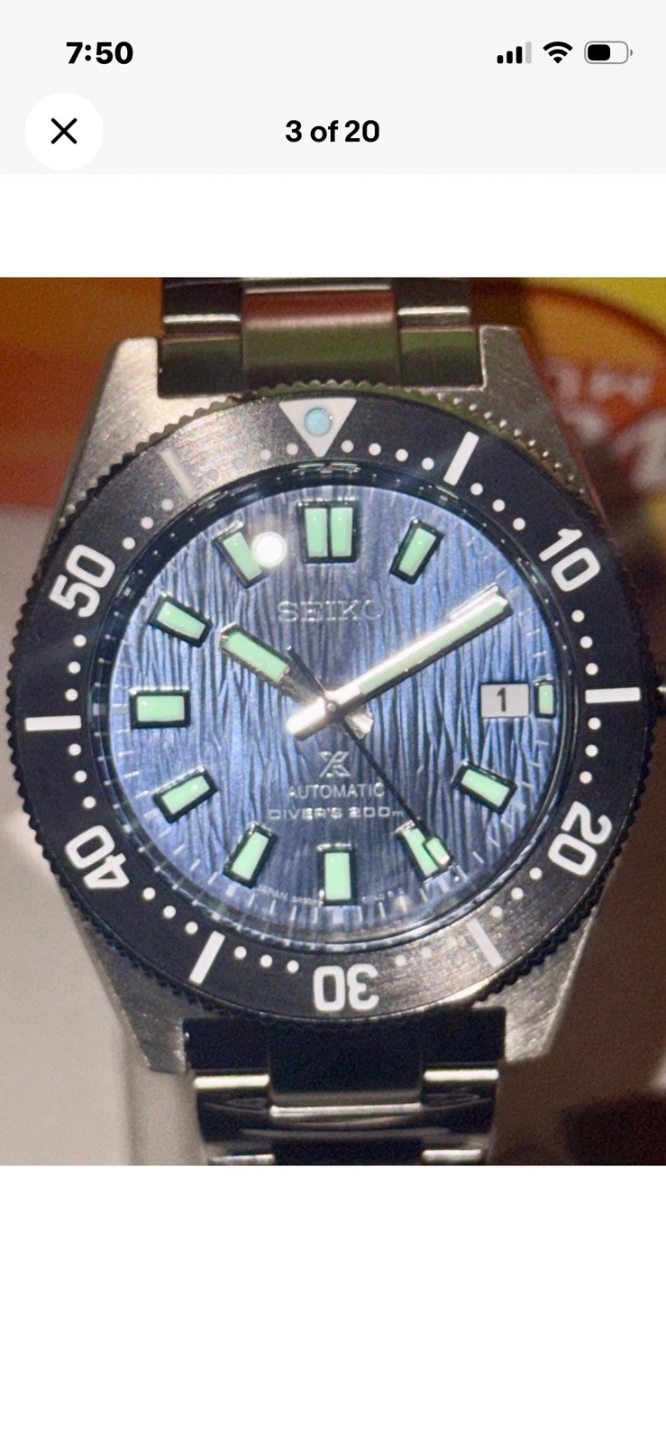 Seiko Prospex Automatic Diver Special Edition Save The Ocean SPB 297J1