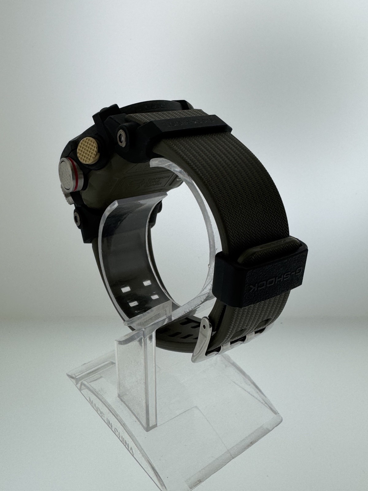 Casio G-Shock WATCH GG B100 1A3 COMPASS GREENISH BLACK BENZEL DISPLAY SAMPLE 61