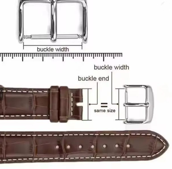 Crown Rolex watch buckle 20mm White Gold plated BKLWG20