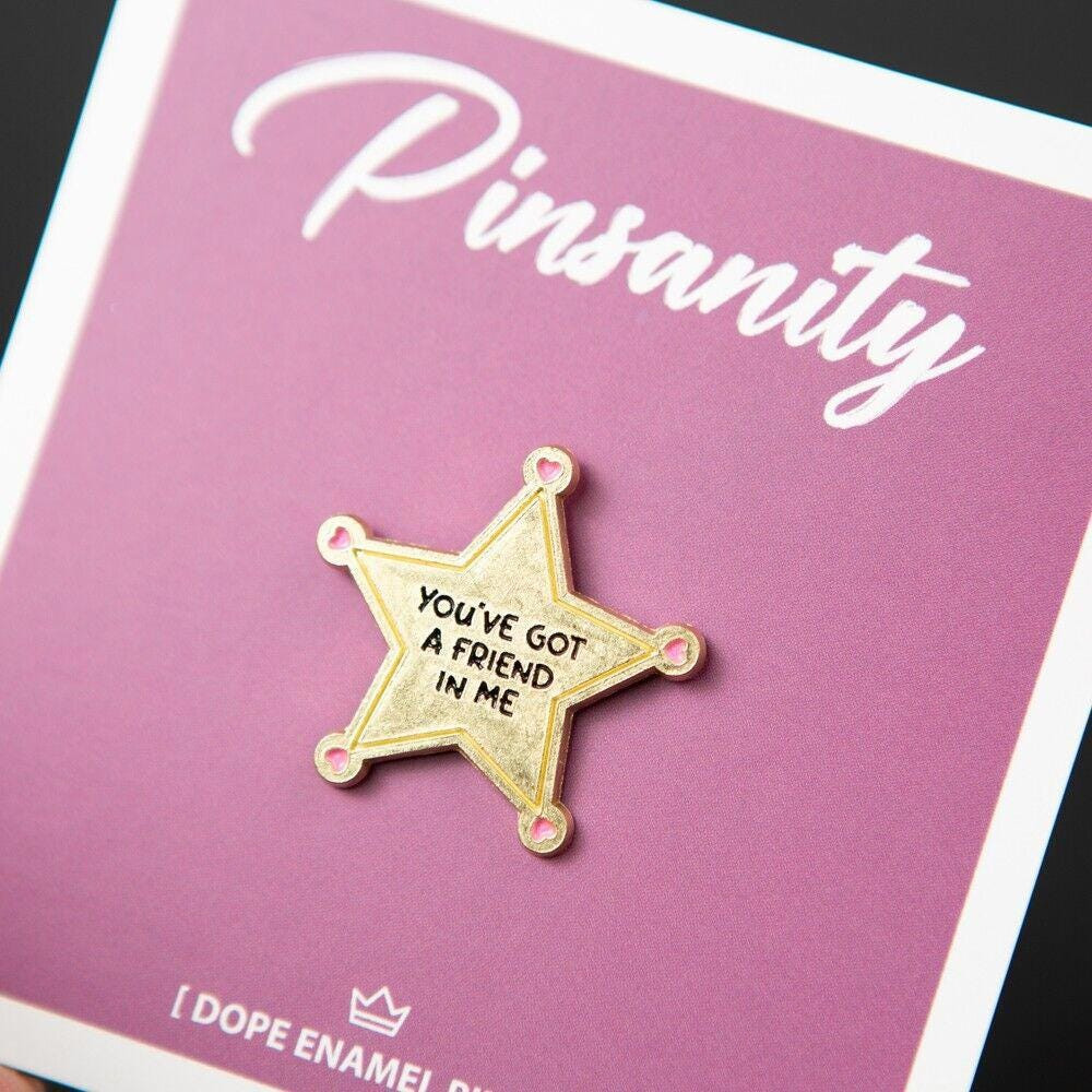 Youve got a friend in me enamel pin – fast shipping from usa – woody toy story