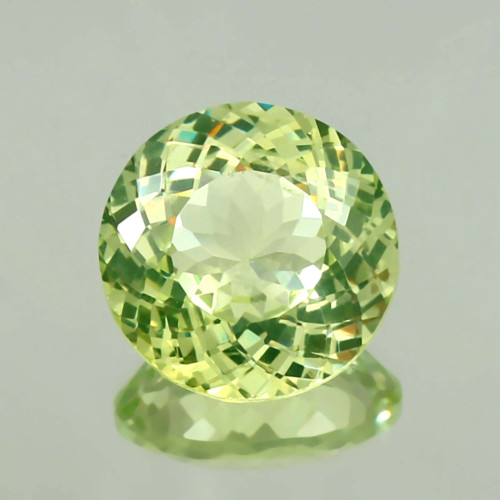 AAA Natural Flawless Green Ceylon Chrysoberyl Round Loose Gemstone Cut 13×13 MM