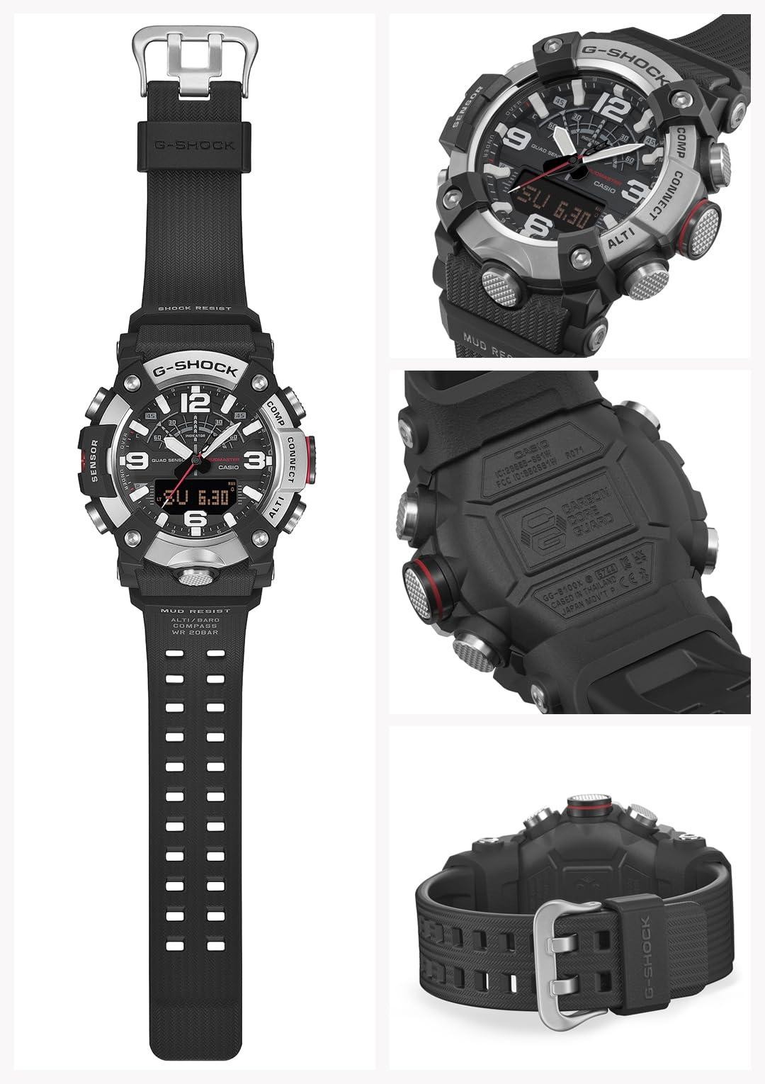 Casio G-SHOCK GG-B100XM-1AJF MUDMASTER Bluetooth Carbon Men Watch New in Box