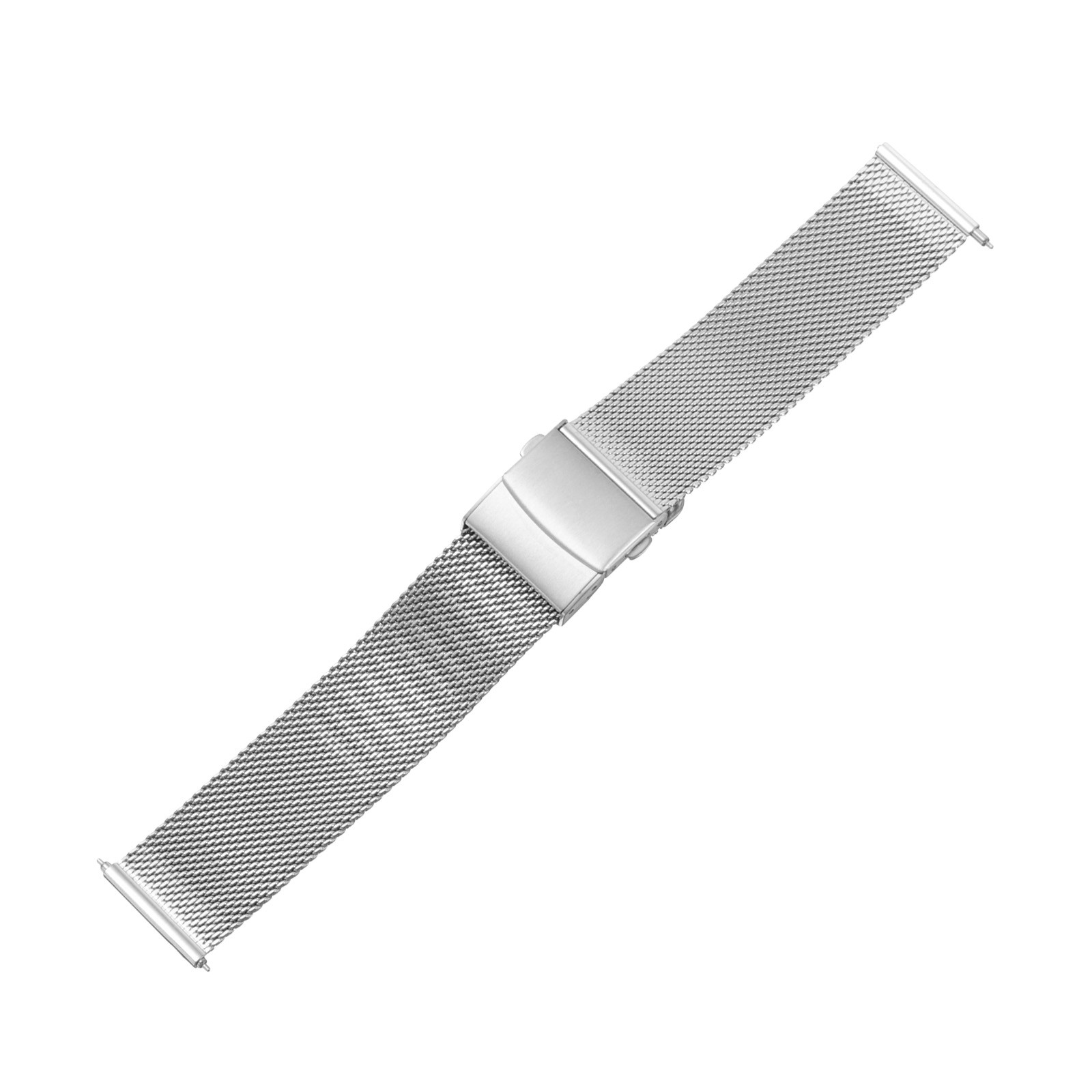 Stainless Steel Mesh Watch Band 20mm Quick Release Watch Strap, Silver Tone