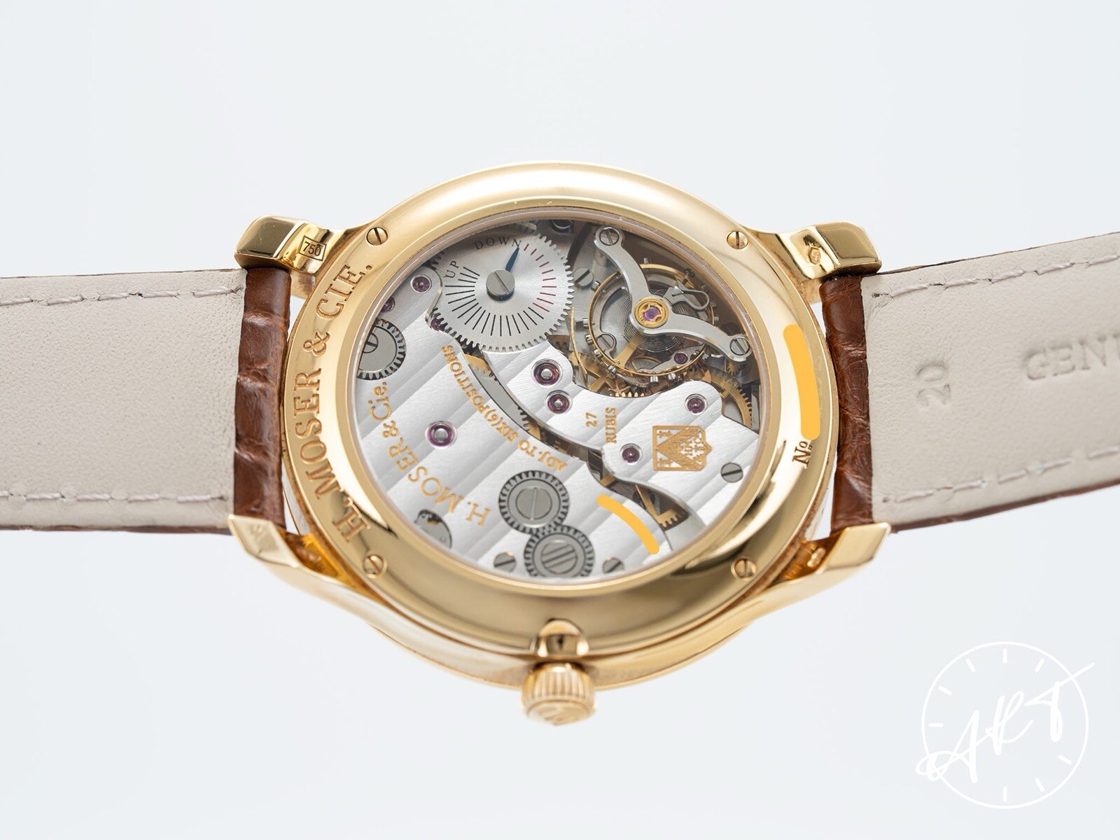 H. Moser & Cie 18K RG Endeavour Small Seconds FACTORY DIAMONDS Watch w/ Paper
