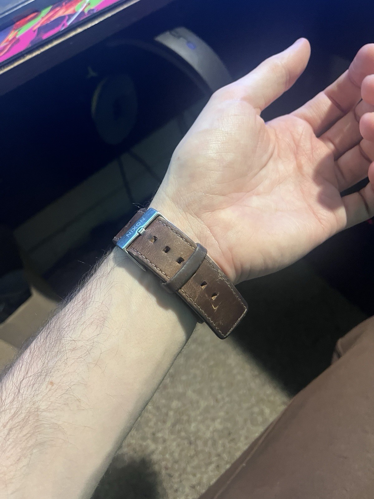 4 Nixon Watches!! Gold , Black , Brown , Green !