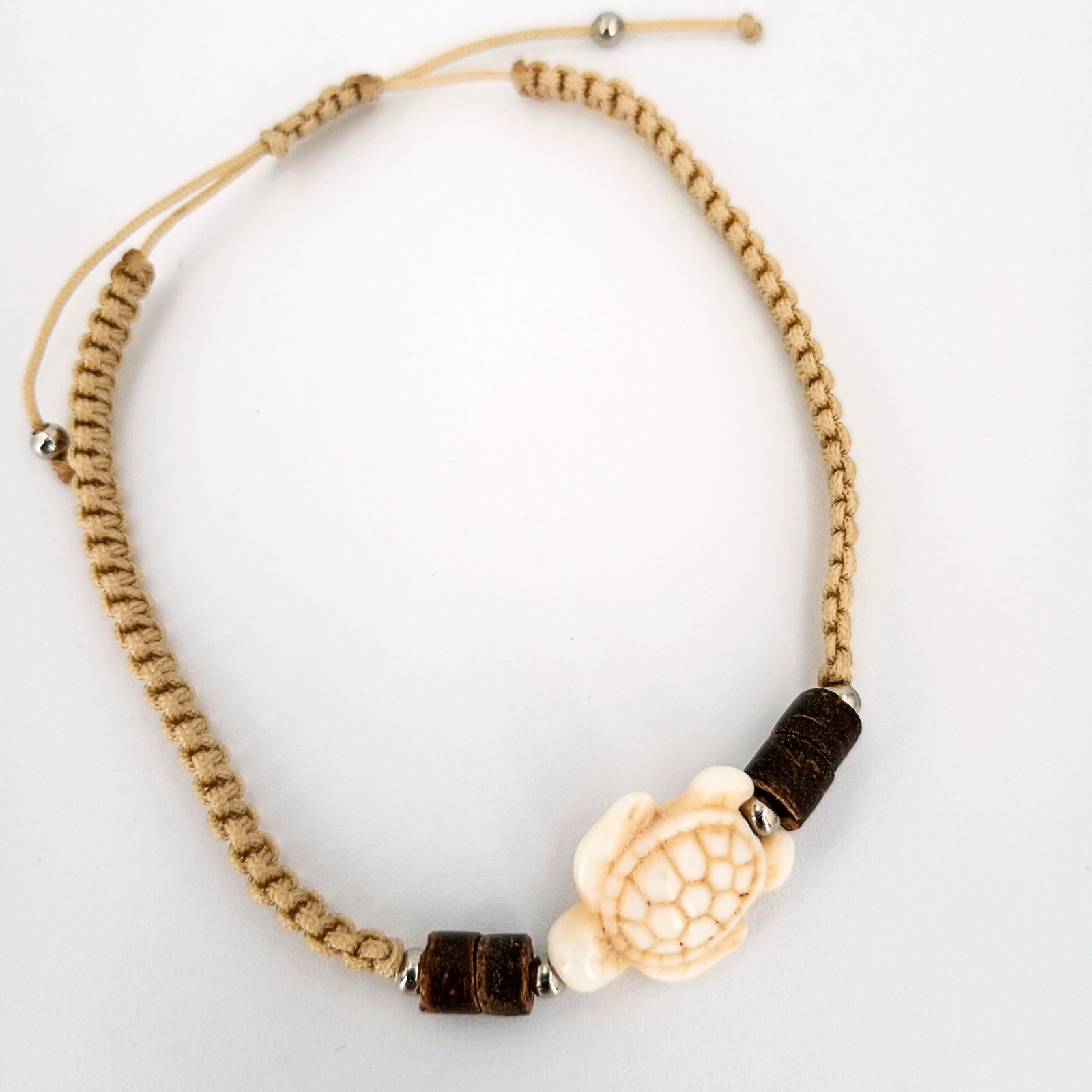 Sea Life Bracelet Adjustable Braided Cord 7 – 10 Inches or Beach Bracelet Set