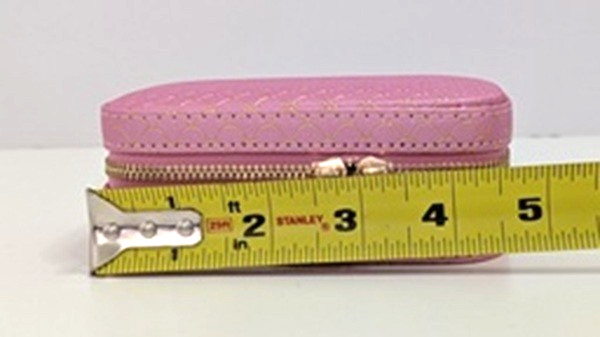 Jewelry Travel Organizer Crezusvo Pink Ring Necklace Earrings Gifts Trendy NEW