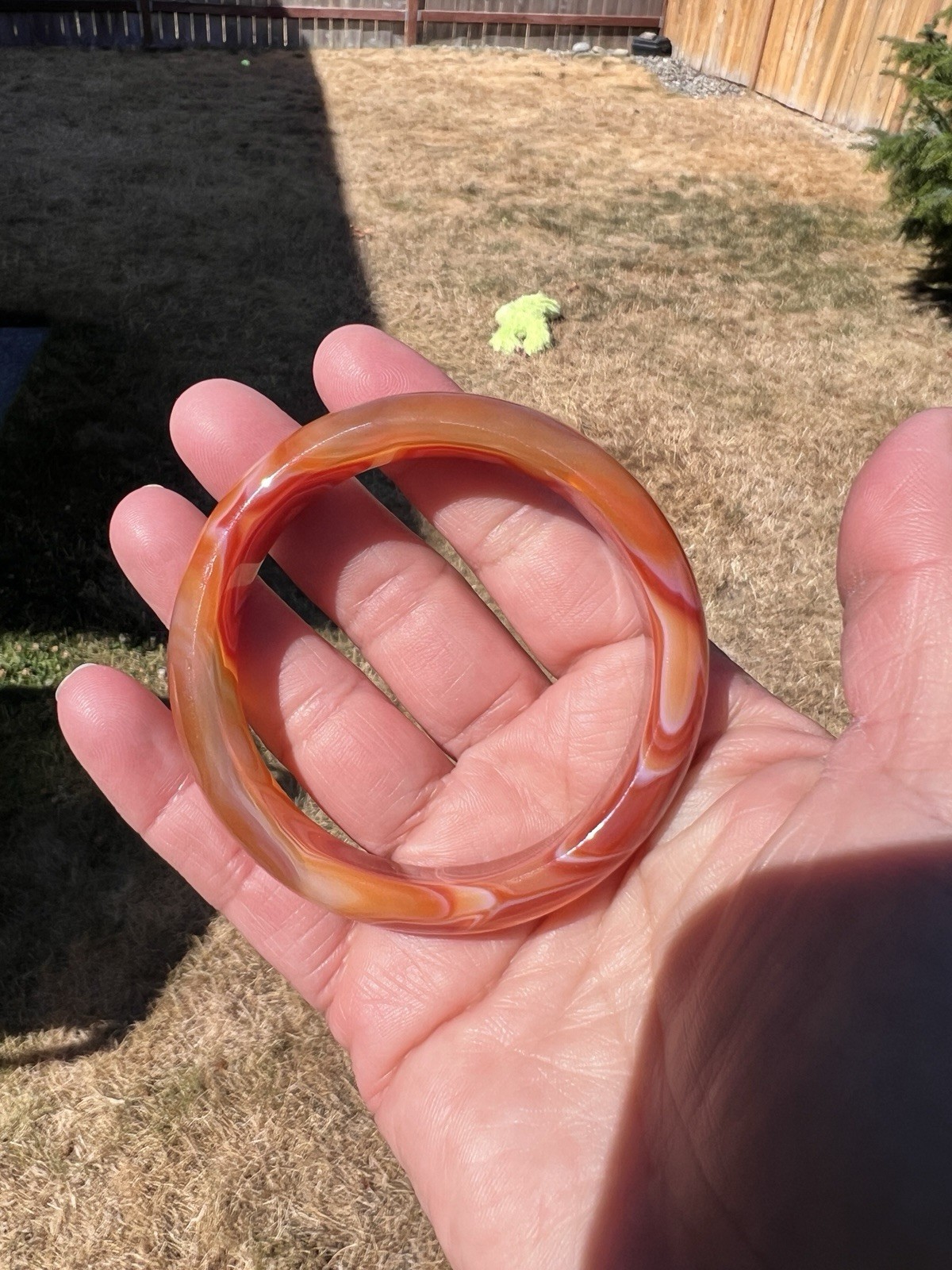 Carnelian Bangle – Inner Diameter 56mm – See pics for more details