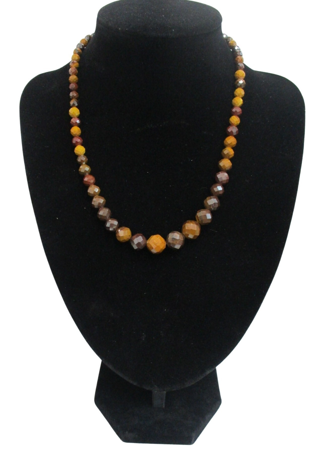 Jay King Sterling Silver Jasper Gradual Bead Necklace 18″