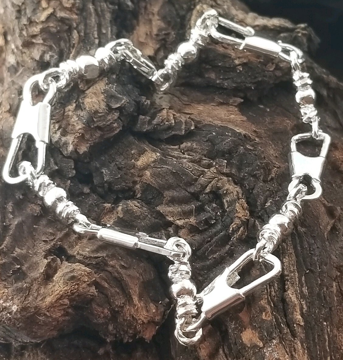 ACTS Bracelet Sterling Silver Fishers Of Men Bracelet/Walk to Emmaus. Beautiful!