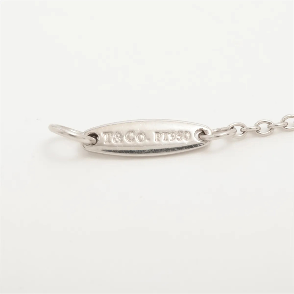 Tiffany By the Yard 1P diamond Bracelet Pt950 1.2g Approx. 3.80 mm in diameter