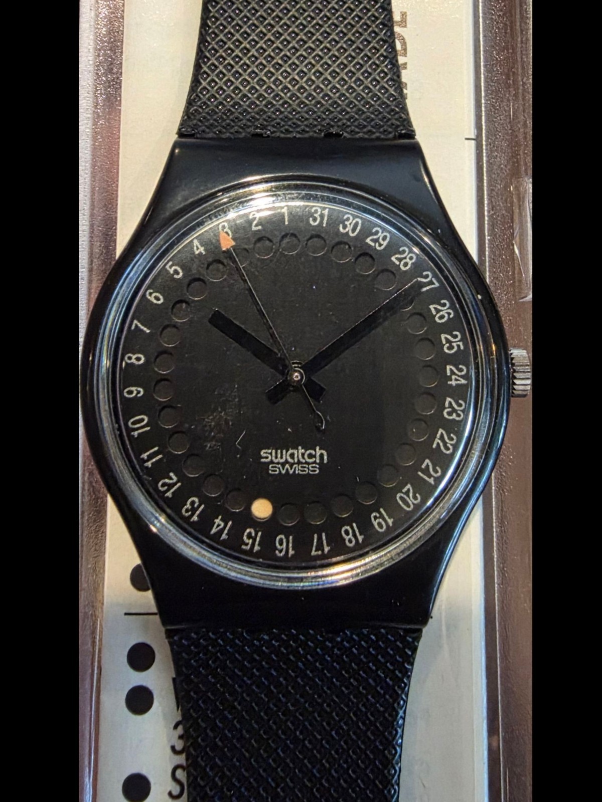 Swatch watch SPOT FLASH GB414 1991 Standard Gents