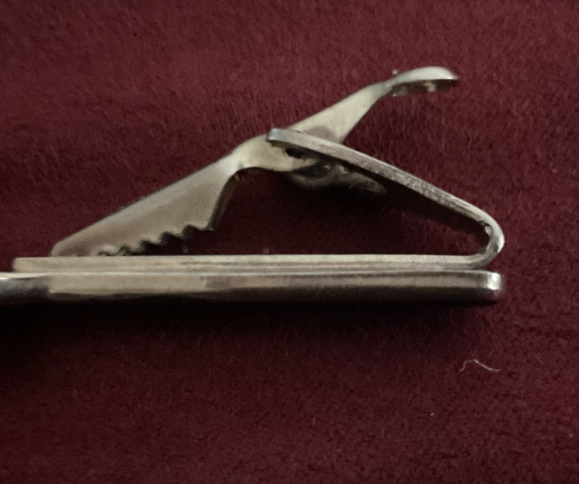 Vintage Kinney Co. Miniature Crescent Adjustable Wrench Tie Clip Clasp