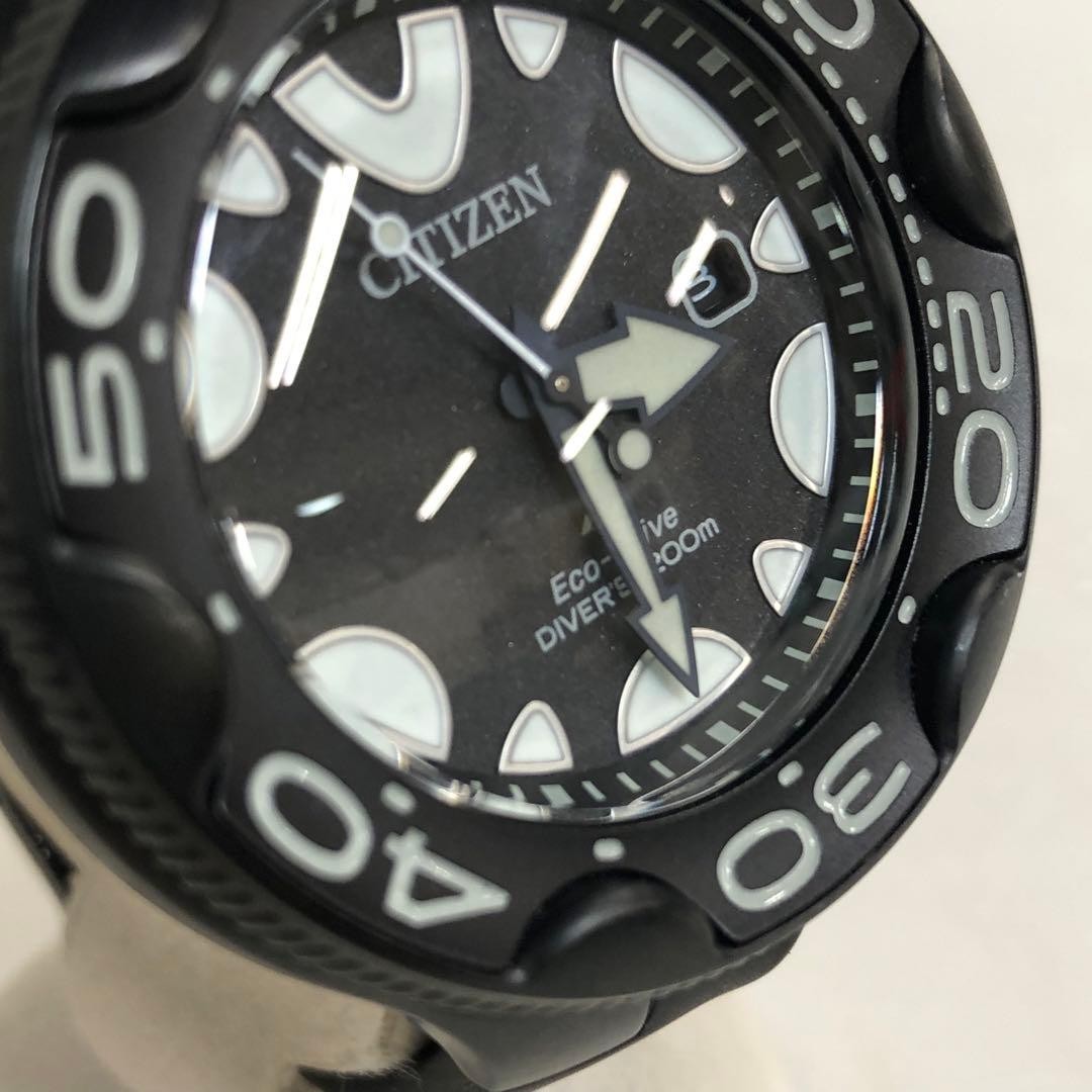 CITIZEN Promaster BN0235-01E Black Dial Eco-Drive Men’s Watch Used Working #30