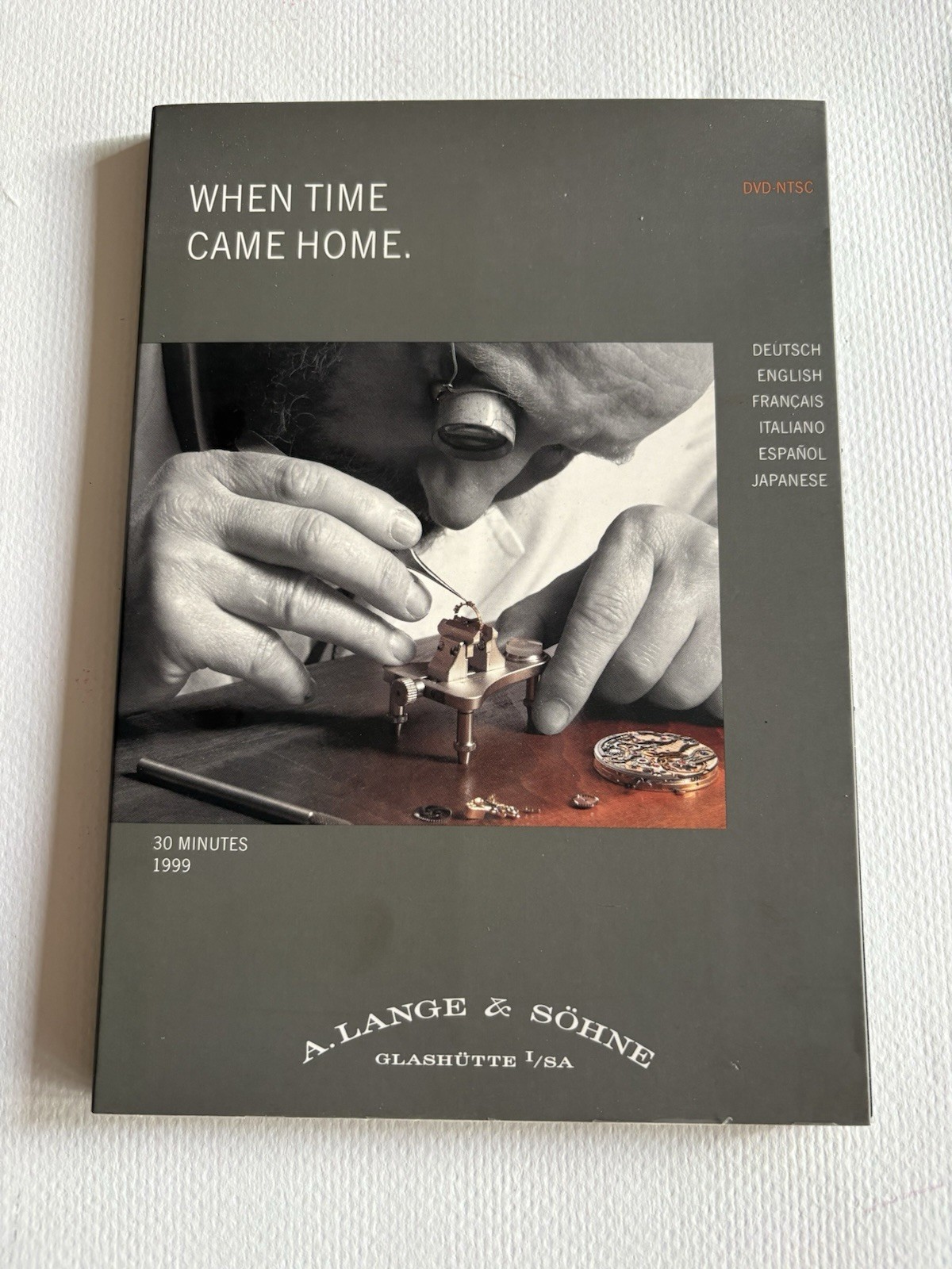 1999 A.LANGE & SOHNE: When Time Came Home DVD, 30 Minutes