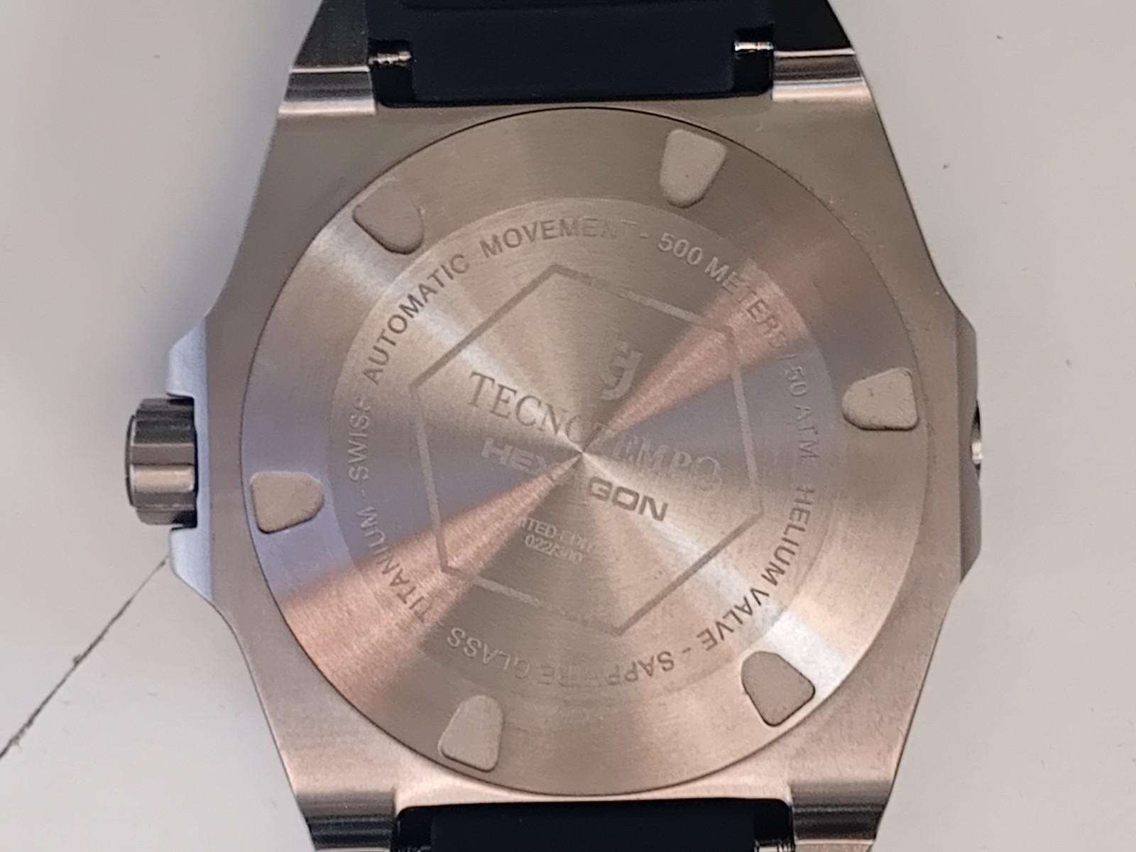 Tecnotempo Titanium Diver 500m Hexagon Automatic Limited Edition Watch