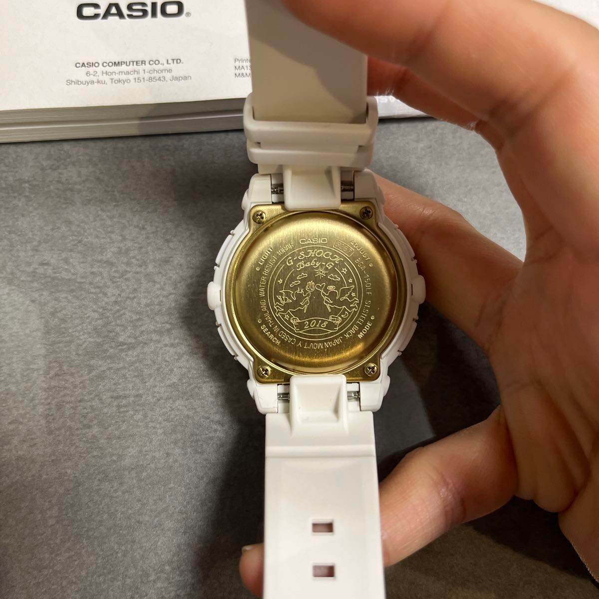 Baby G 5257 ladies wristwatch white