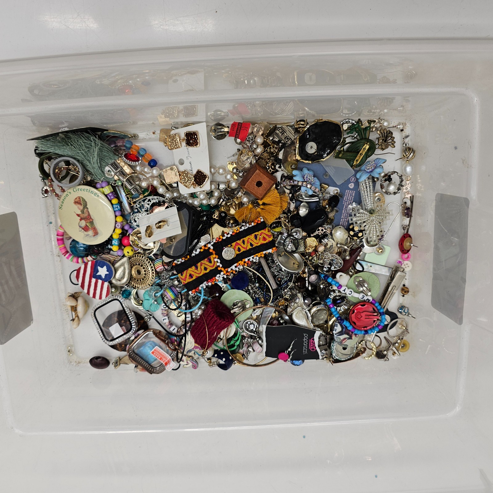 Costume Jewelry Mixed Lot 22.4lbs Crafting Collection