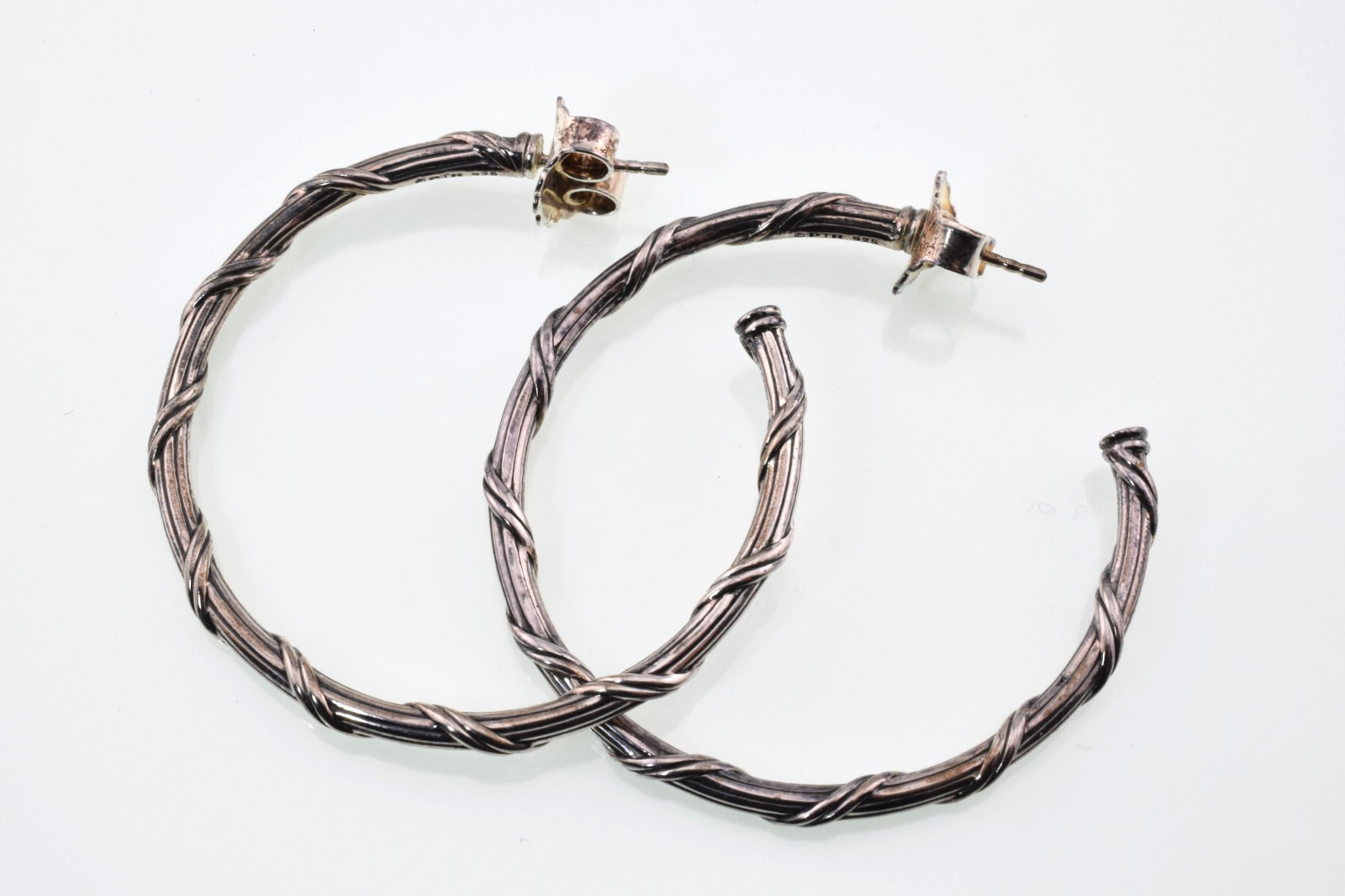 Peter Thomas Roth Cable Huggie Hoop Earrings in Sterling Silver