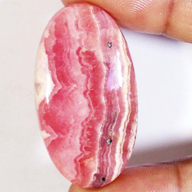 100% Natural Rhodochrosite Oval Cabochon 89.00CTS 25x46x6mm Loose Gemstone BC-50