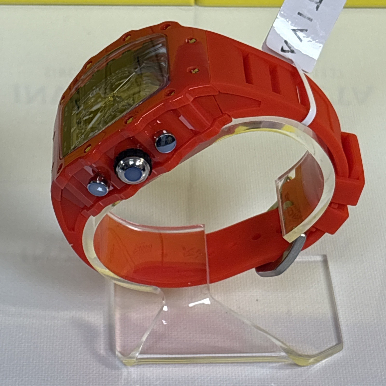 Activa Fury X Invicta Mens Quartz MG53 Skeleton Dial Red 44mm ACW2305-019 NEW