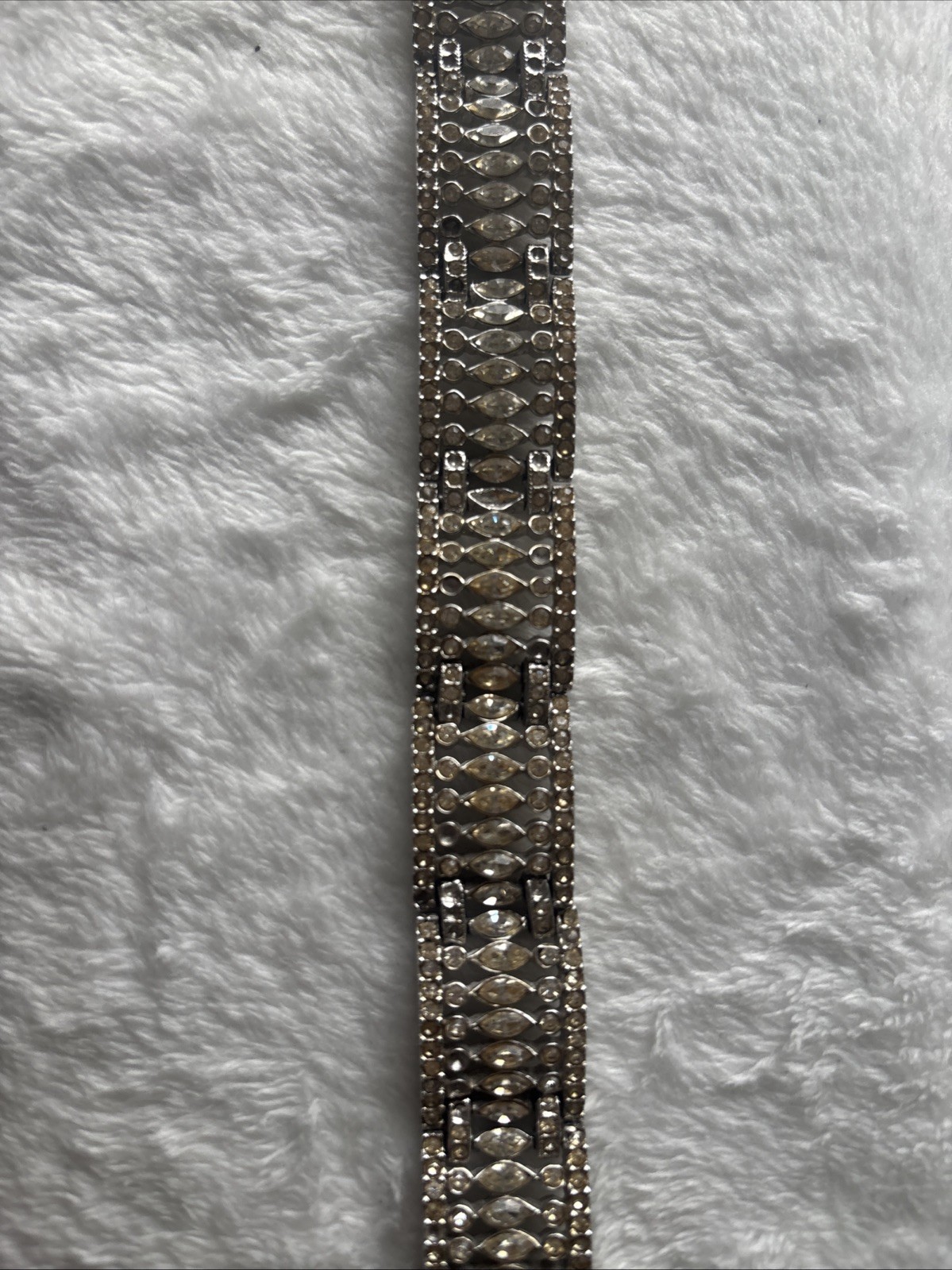 Pedo Vintage Rhinestone Bracelet Silver Tone- My Grandmas