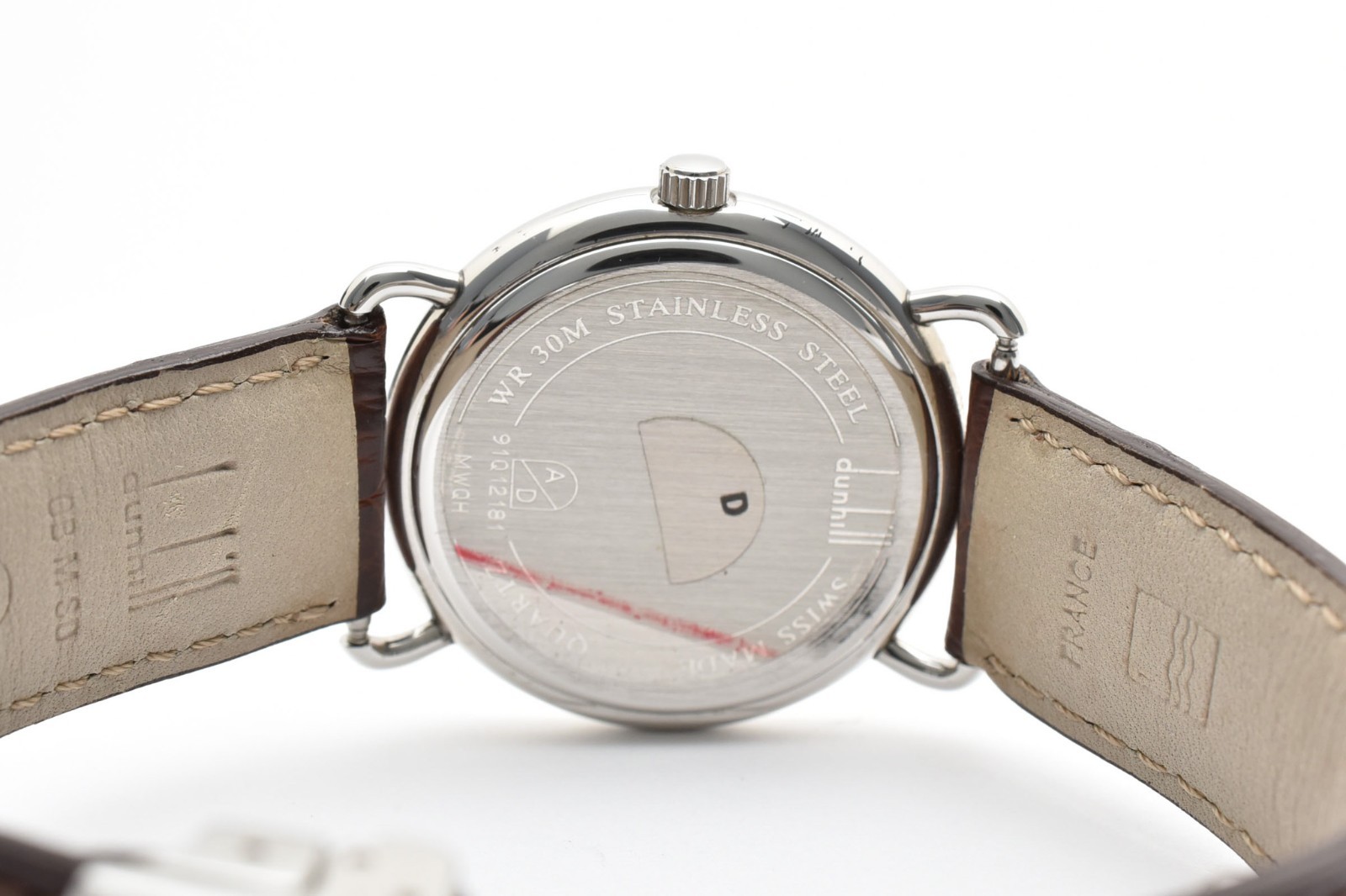 [Near MINT w/ Box] DUNHILL Centenary 100th Anniversary 33mm Quartz Men’s Watch