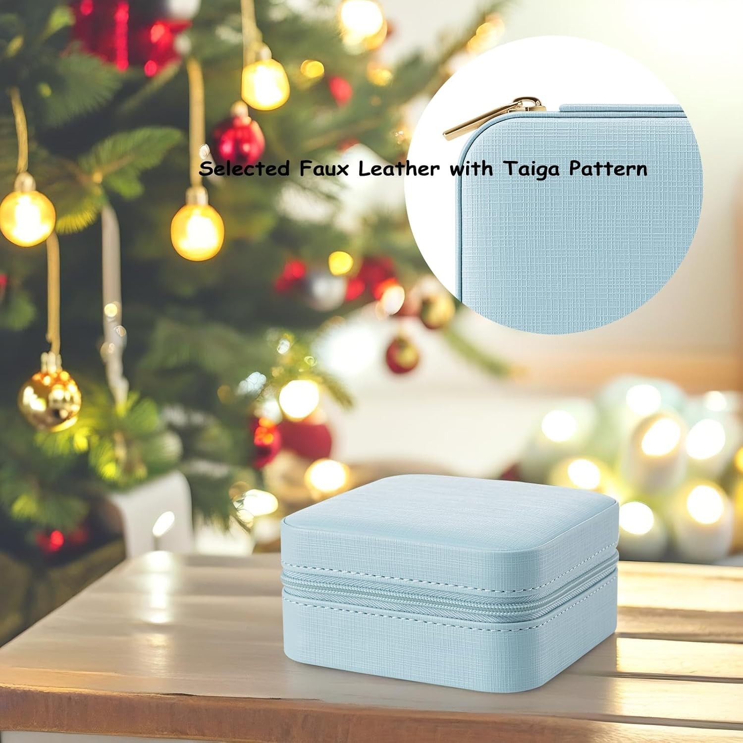 Small Travel Jewelry Box Organizer Display Case for Girls Women Gift Rings Ea…