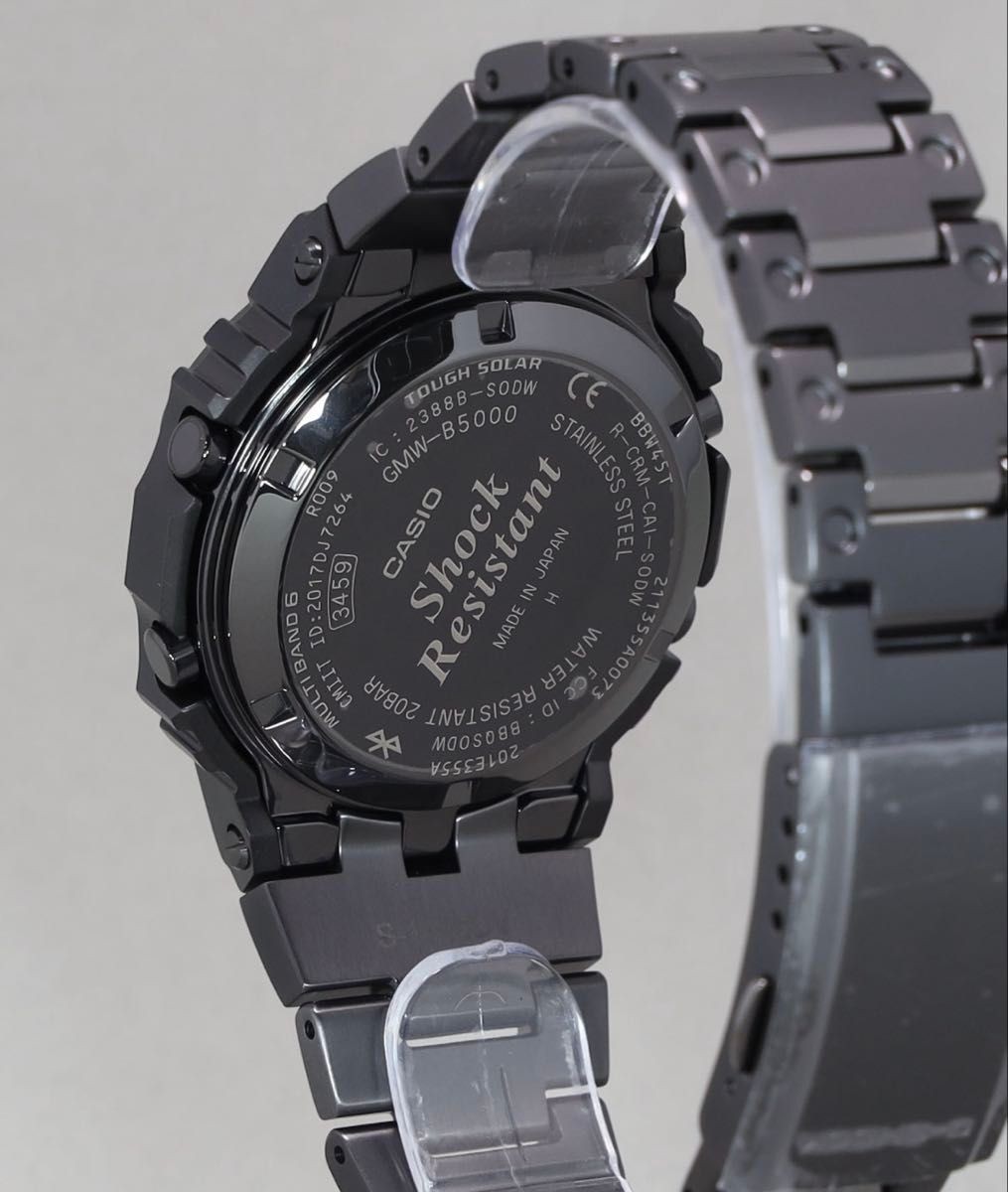 [B1P] CASIO G SHOCK GMW B5000MB 1JF Full Metal Black Solar Watch [m6z]
