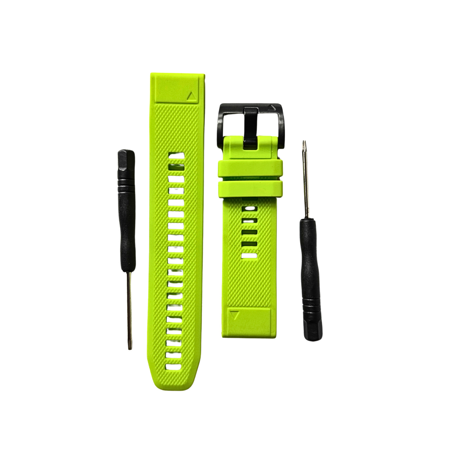 General Brand Silicone Band Strap for Garmin Fenix 5, Green, 22mm