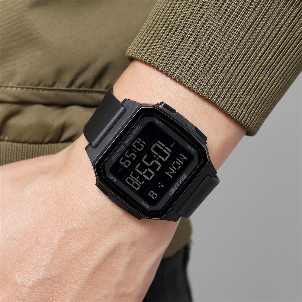 SKMEI Men Watch Electronic Sport Watch LED Alarm Watch Boys Digital Wristwatch