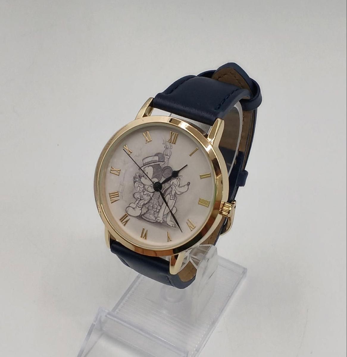 Sketches of Disney Friends Mickey Pluto Watch Women’s