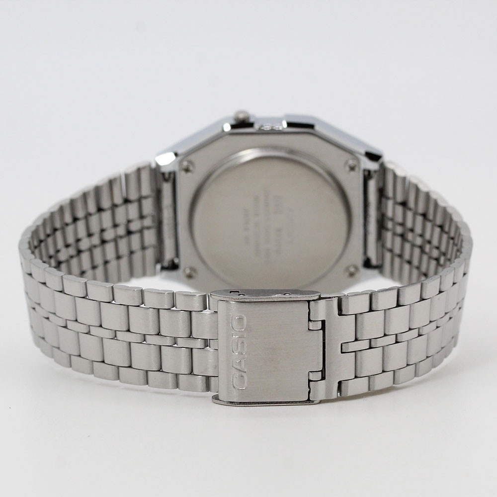 CASIO QUARTZ A159WA-N1JH A159 Series Quartz Digital Clear/Black Silver