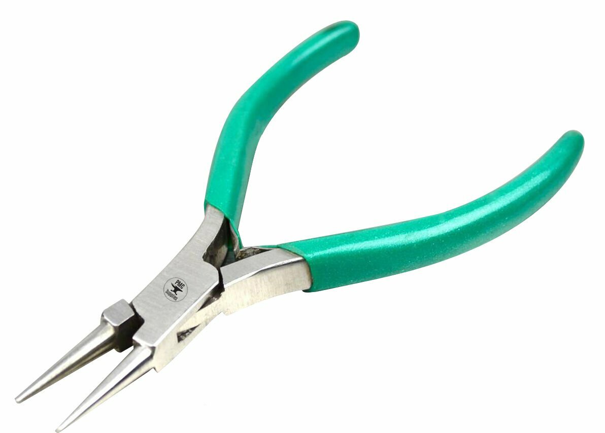 ROUND NOSE PLIERS WITH V-SPRING 4.5″ BOX JOINT JEWELRY MAKING WIRE WORK WRAPPING