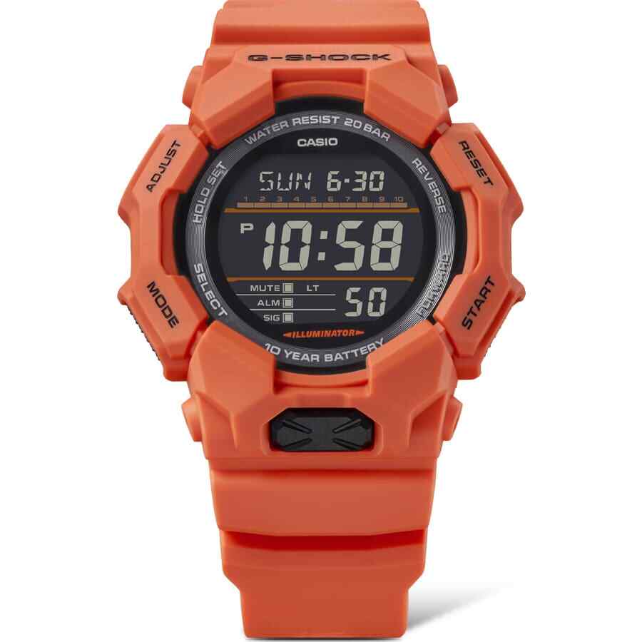 CASIO G-SHOCK GD-010-4JF Big Case 10 Year Battery Digital Watch Orange 51.9mm