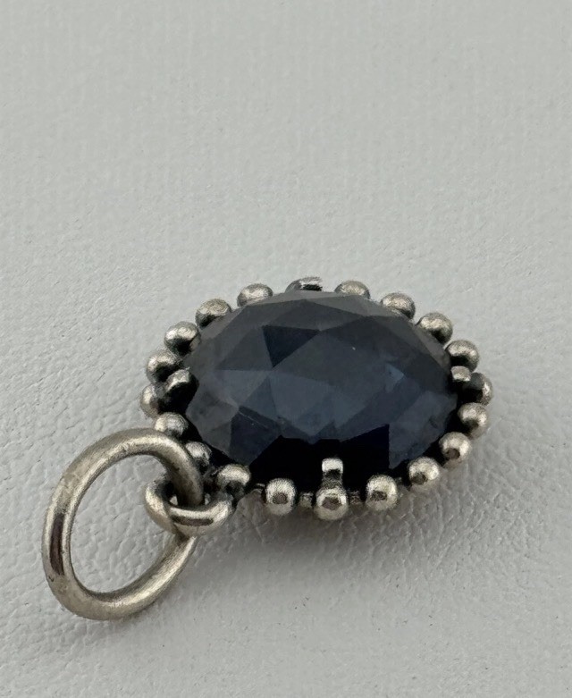 Pandora Midnight Star Pendant Sterling Silver Dark Blue Crystal 390361NBC