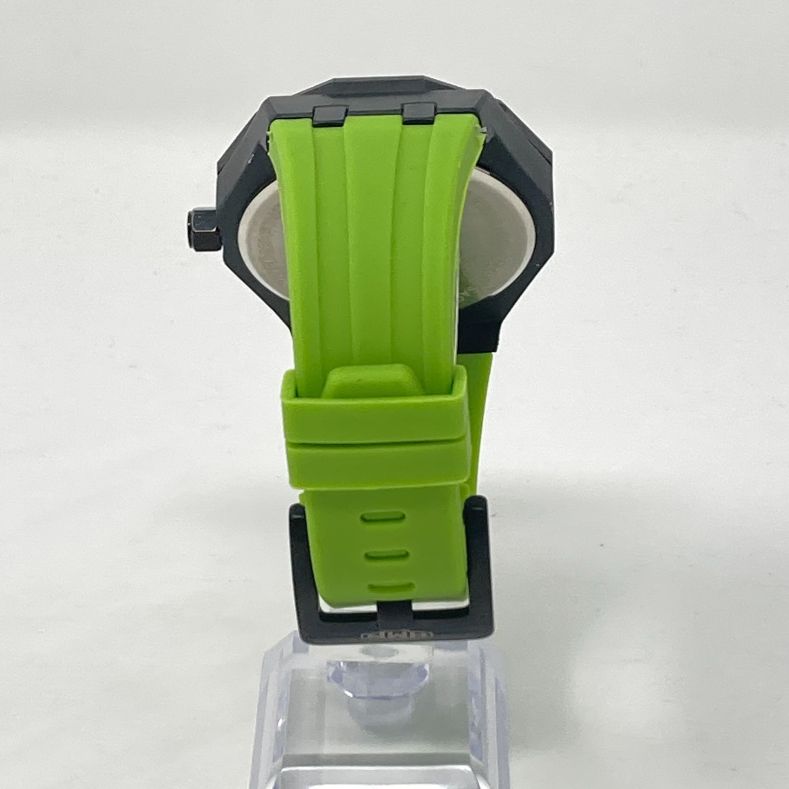 HMN Mercedes Petronas G55 Watch Men 48mm Black Green Spinning New Battery 8.75″